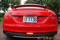 奧迪TT TTS專(zhuān)用改裝排氣管不銹鋼中后段M鼓雙邊4出改