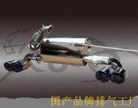 奔馳SMART M鼓尾段雙邊單出 原裝位改裝排氣管