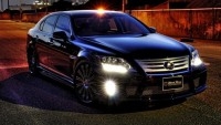 WALD專柜LEXUS 06-10年雷克薩斯LS460 600hL改裝WALD排氣管大包圍