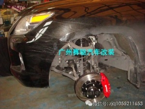 雷克薩斯LX570改裝英國AP9040剎車套裝