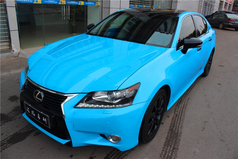 長沙進(jìn)口改色貼膜實體店 長沙進(jìn)口車身膜 雷克薩斯改色貼膜