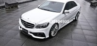14款Benz奔馳E級W212 E260 E300 E400改裝WALD排氣管尾翼大包圍