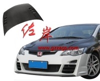思銘 思域FD2 RR 無限日規(guī)版碳纖維機蓋 引擎 發(fā)動機蓋 改裝包圍