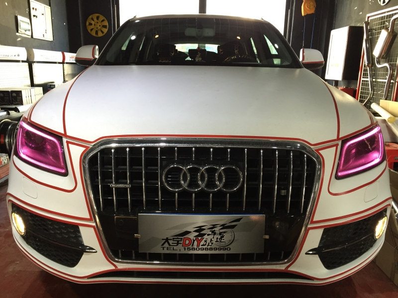 大宇車(chē)迷站 奧迪Q5改裝升級(jí)RES中尾段雙邊四出遙控閥門(mén)排氣系統(tǒng)
