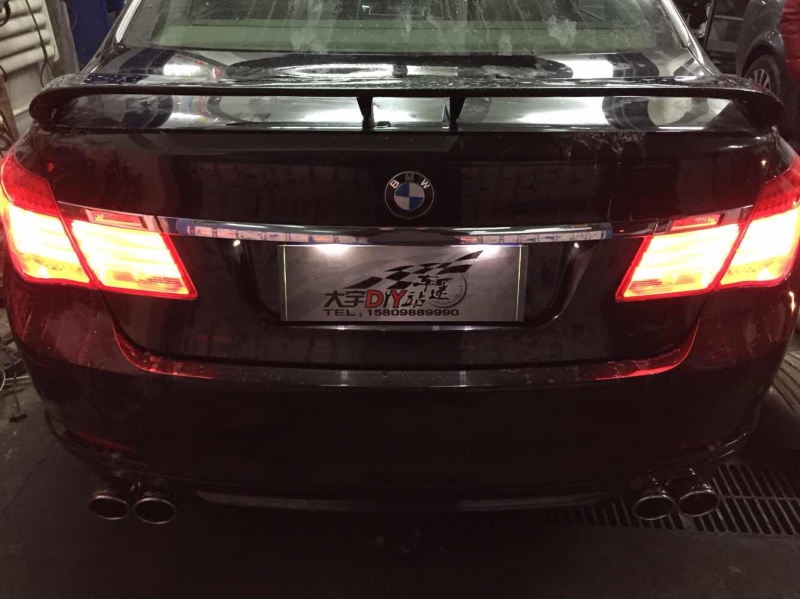 大宇車迷站 BMW730 改裝RES中尾段雙邊四出遙控可變閥門排氣系統(tǒng)