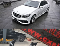 14新款奔馳E級改裝WALD大包圍 W212E200 300前杠后杠排氣碳纖尾翼