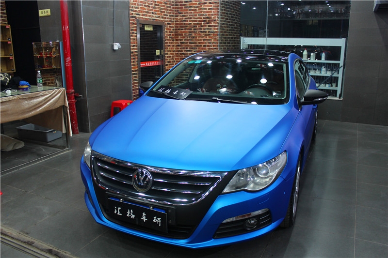大眾CC進口ARLON車身膜 長沙汽車改色貼膜實體店 大眾CC汽車改裝