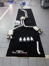 AUDI S7升級(jí)AWE TUNING排氣全段