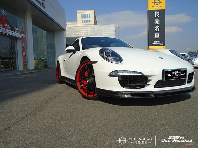 保時(shí)捷911vorstenier包圍，天蝎排氣，BC輪轂