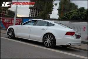 奧迪A7改裝愛巴赫EIBACH運(yùn)動(dòng)短彈簧 奧迪A7改裝底盤懸掛PRO KIT舒適型短彈簧--長沙匯格車研