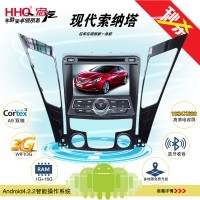 【新品上市】HHQ宏汽安卓4.2双核DVD导航 现代索纳塔DVD导航一体机 8寸高清电容屏影音发烧机