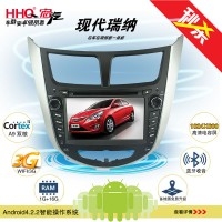 【新品上市】HHQ宏汽 安卓4.1雙核DVD導航 現(xiàn)代瑞納DVD導航一體機 7寸高清電容屏影音發(fā)燒機