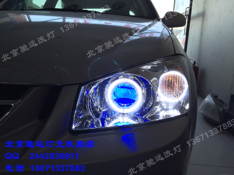 起亞賽拉圖改燈升級  升級 透鏡 氙氣燈 天使眼改裝