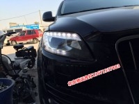 北京專業(yè)改燈 奧迪Q7改燈 老款改新款 大燈增亮 改裝透鏡 轉(zhuǎn)向燈