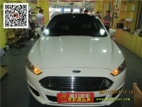 福特新蒙迪歐改色貼膜 車(chē)身改色貼膜 貼黑頂 全景天窗貼膜