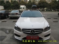 奔馳E260車身改色貼膜 亮黑全景天窗貼膜 深圳車衣裳膜幻色彩出品