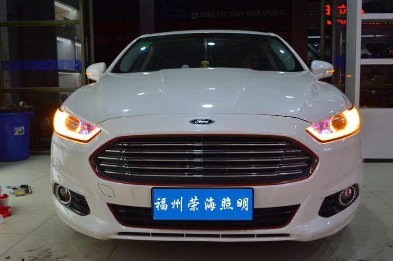 新蒙迪歐車燈升級，福州專業(yè)改燈，福州榮海照明，天使眼，惡魔眼改裝