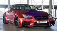 寶馬6-Series F12 F13 Prlor Design 碳纖維前后擾流板機蓋前后唇機蓋排氣管