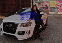 AUDI奧迪Q5 ABT款 大小包圍 改裝配件 前后杠帶輪眉 PU|樹脂