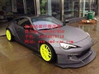 斯巴魯BRZ豐田86改裝Rocket Bunny V2包圍尾翼碳纖維機(jī)蓋葉子排氣