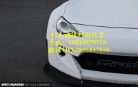 斯巴魯BRZ豐田86改裝Rocket Bunny V2包圍尾翼碳纖維機(jī)蓋葉子排氣