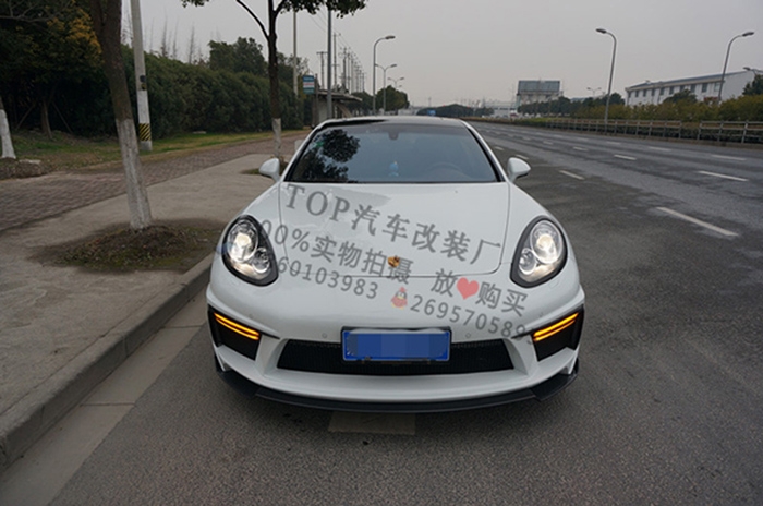 14-15年保時(shí)捷PanameraTurbo改裝日本Artisan款碳纖大包圍