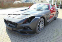 奔馳 R197 AMG SLS BLACK SERIE改裝寬體大包圍新款機蓋尾翼排氣