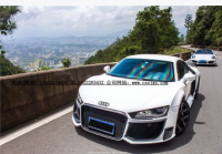 奧迪R8改裝Regula大包圍 V8 V10改裝升級碳纖維前杠后杠尾翼排氣