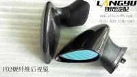 [朗煜汽配]本田FD2碳纤维后视镜|FD2碳纤镜罩|广州汽车改装厂