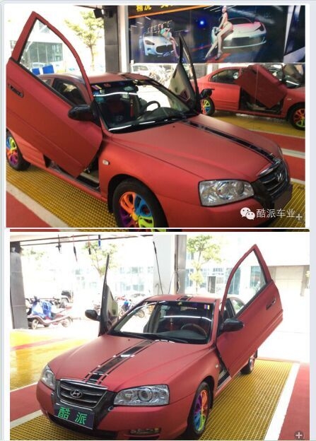 現(xiàn)代車門(mén)改裝飛翼門(mén)案例