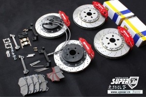 森林人2.5剎車升級改裝圖例AP前6后4安裝全貌??！