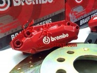 豐田銳志 皇冠 普銳斯 RAV4改F40剎車(chē)套件 卡鉗 鮑魚(yú) 加大碟 Brembo剎車(chē)