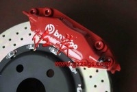 铃木雨燕 天语SX4改F40刹车 卡钳 鲍鱼 加大碟 Brembo四活塞刹车