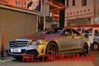奔馳CLS300 350 W218AMG改裝WALD大包圍碳纖維尾翼后唇排氣管前唇