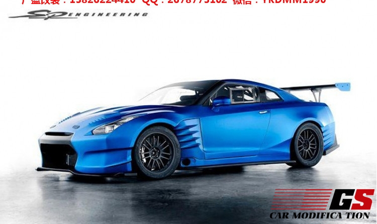 尼桑日產(chǎn)GTR 改裝大包圍R35改裝BEN SOPRA寬體包圍碳纖維機蓋尾翼