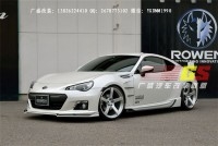 豐田GT86改裝碳纖維后唇后擾流前唇小包圍尾翼ROWEN款包圍葉子板