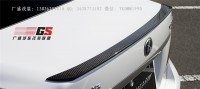 雷克薩斯LS460改裝大包圍碳纖維尾翼機蓋葉子板頂翼排氣管輪轂