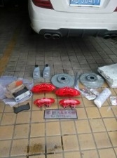 奔馳C系W204升級AMG剎車套件