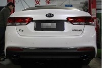 起亞K4 改裝排氣管 起亞K4專用 不銹鋼中尾段回壓鼓 M鼓 跑車聲音