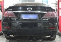 豐田老款凱美瑞 改裝排氣管 專用不銹鋼中尾段回壓鼓 M鼓跑車聲音