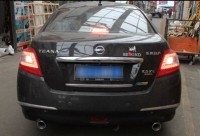 日產(chǎn)新天籟改裝排氣管 天籟專用不銹鋼尾段回壓鼓M鼓 跑車聲音