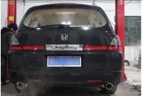 本田奧德賽改裝排氣管 專車專用不銹鋼中尾段回壓鼓 M鼓 跑車聲音
