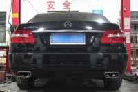 奔馳E級(jí)e200 e260 e280 e300 改裝S級(jí)中尾段排氣管 回壓鼓 跑車音改裝排氣管