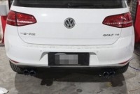 大眾高爾夫7 專用改裝中尾段排氣管 原裝位不銹鋼回壓鼓 跑車聲音