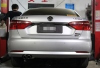 大眾朗逸、新朗逸 改裝排氣管 專用不銹鋼中尾段回壓M鼓 跑車聲音