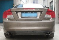 沃爾沃C70改裝排氣管 C70專用不銹鋼中尾段回壓鼓M鼓 跑車聲音