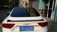 奧迪A7 S7 RS7改裝國karztec碳纖維尾翼壓尾翼改裝包圍機(jī)蓋排氣管