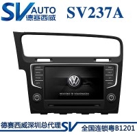 深圳德賽西威大眾高爾夫7原裝導航儀專用車載DVD一體機SV237A導航