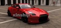 日產(chǎn)GTR R35改裝寬體大包圍前杠機(jī)蓋尾翼 GTR改BEN SOPRA大包圍