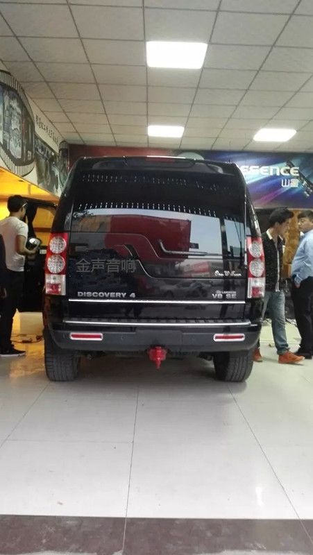 鄭州路虎發(fā)現(xiàn)4改裝汽車音響汽車隔音--鄭州金聲汽車音響